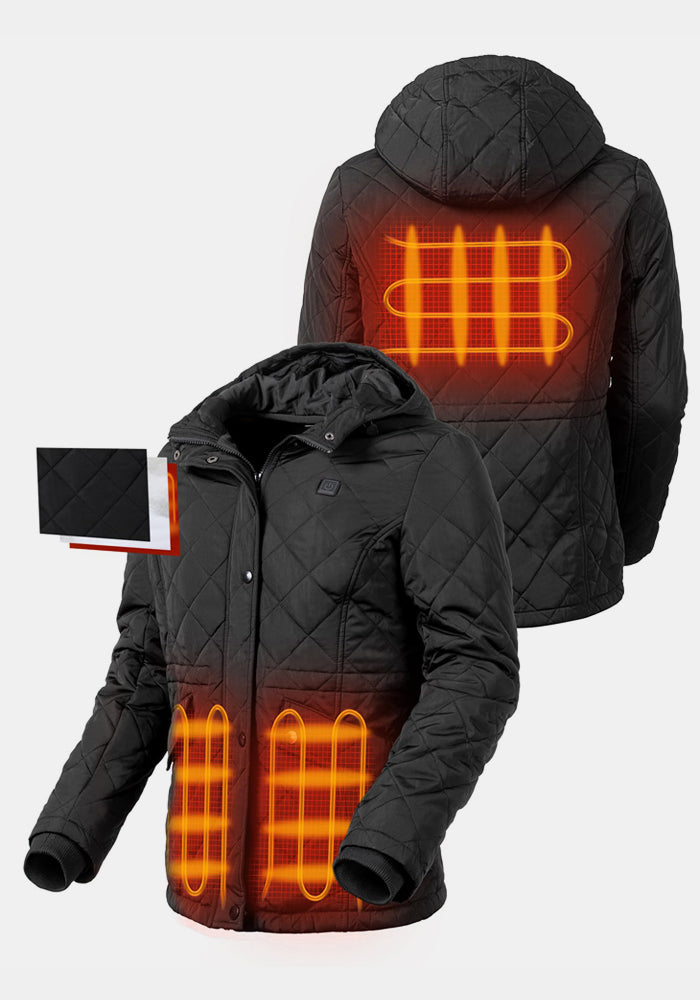 SGKOW Women's Heated Jacket Coat 16000 mAh Battery Pack | GaN Fast Charger