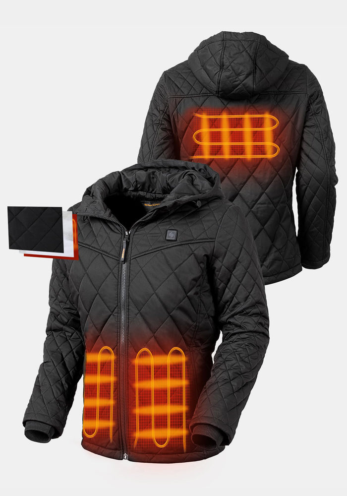 SGKOW Women's Heated Jacket Winter Warming Electric Heated Coat