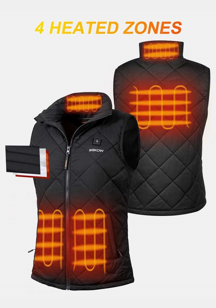 SGKOW Heated Vest for Women with Battery Pack C2 Black